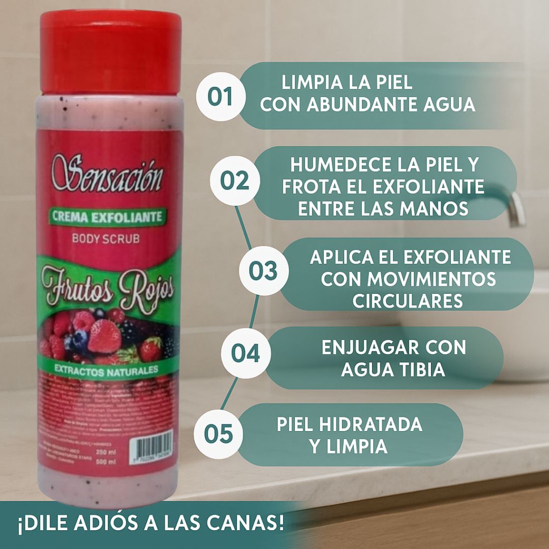 Shampoo Cubrecanas Secreto de Ángeles 250ml + Colágeno + Exfoliante GRATIS 🌟