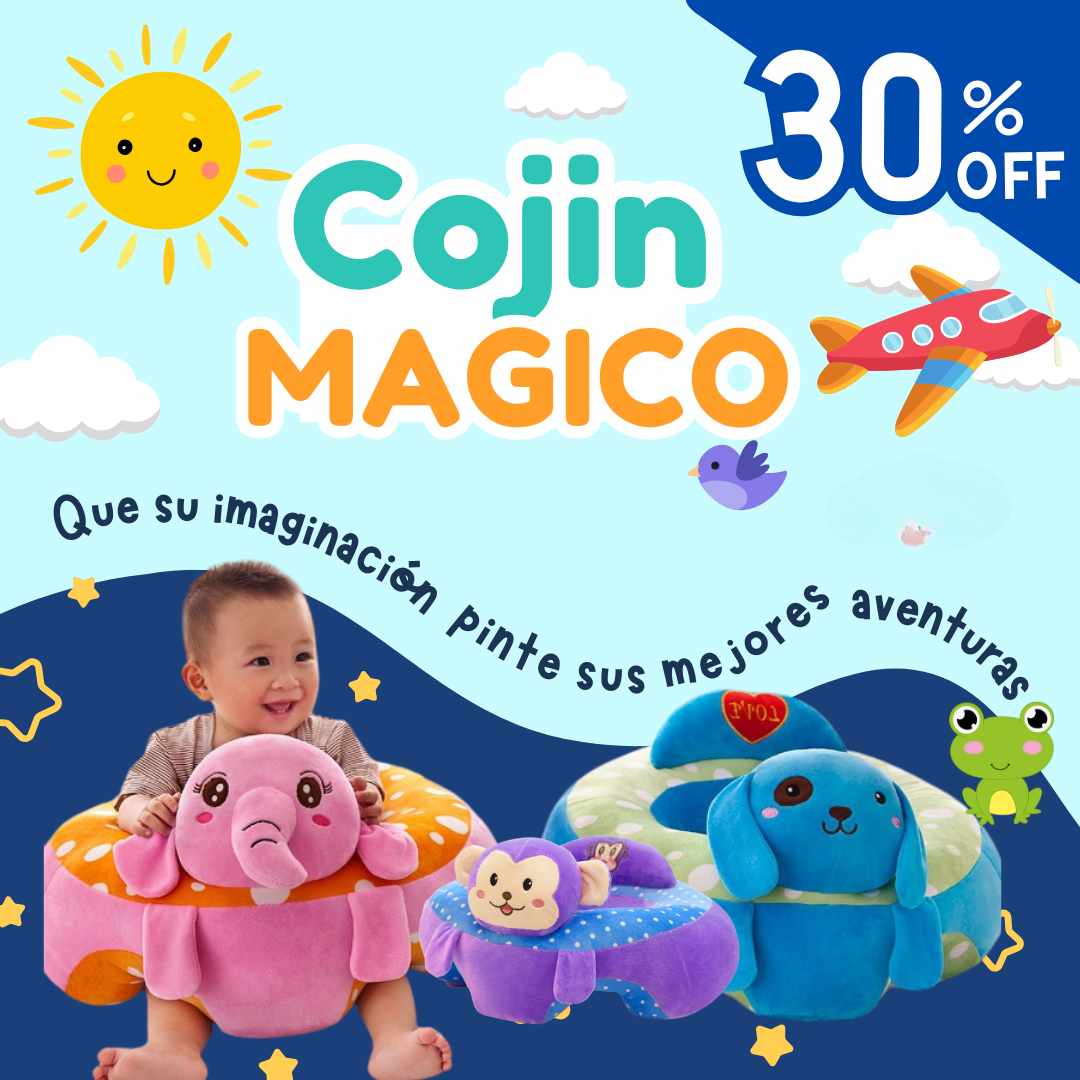 Asiento de Bebé Forma de Animalito - Aprende a Sentarse Seguro y Cómodo 🐻