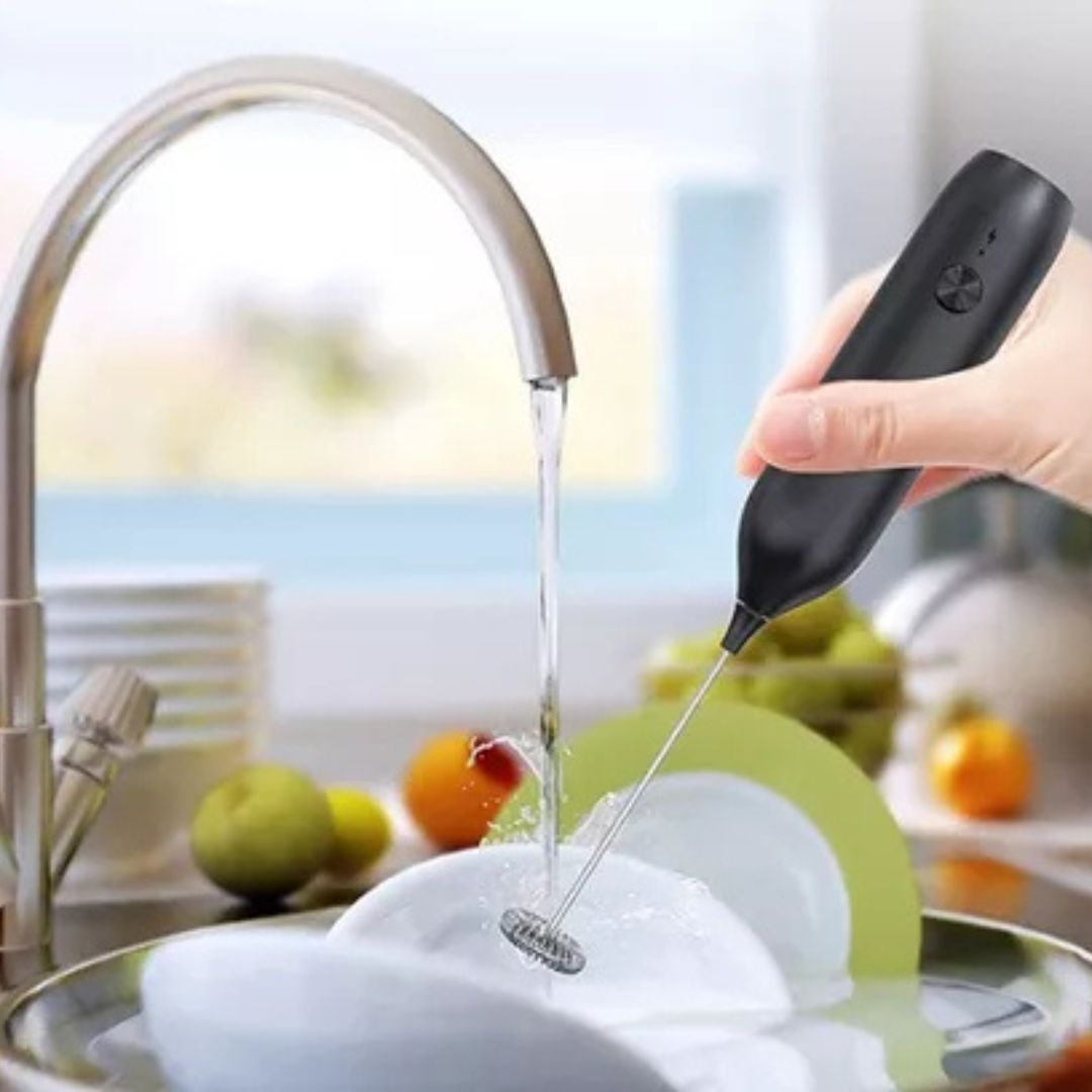 ✨ Espumador Multifuncional Recargable USB – ¡Café, Bebidas y Cócteles Perfectos en Segundos!