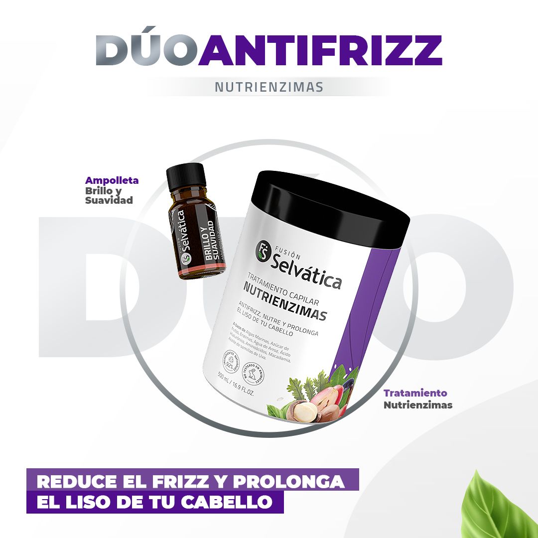 DUO ANTIFRIZZ CAPILAR ✨GRATIS✨ Ampolleta Brillo Intenso