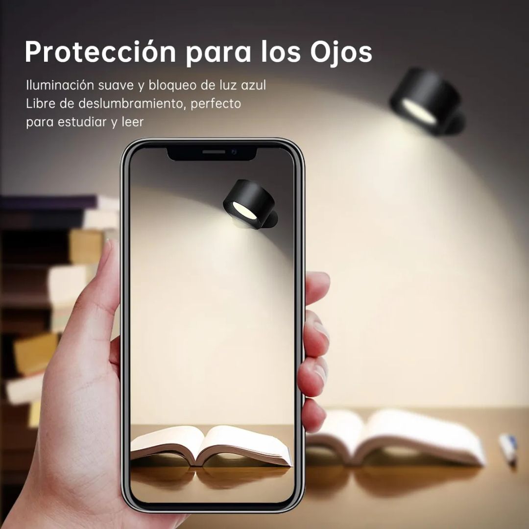 LÁMPARA LED 360° MAGNÉTICA RECARGABLE USB 💡